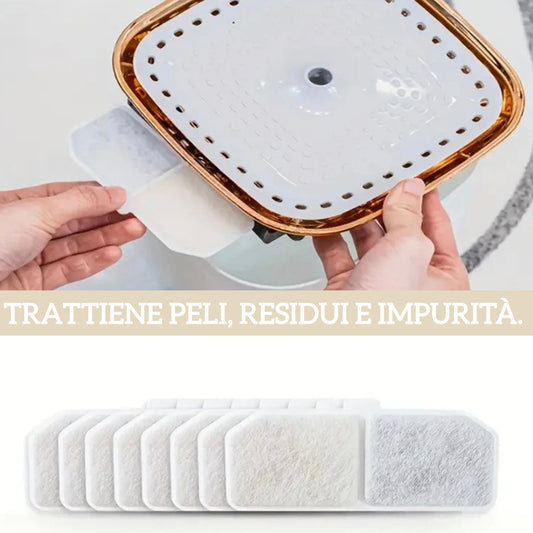 Filtri al carbone attivo di ricambio (10 pz)