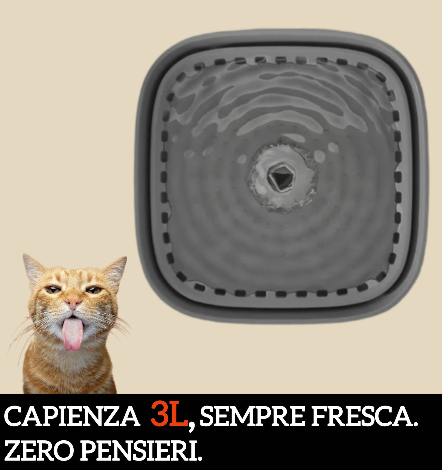 Fontanella automatica PetHug 3L