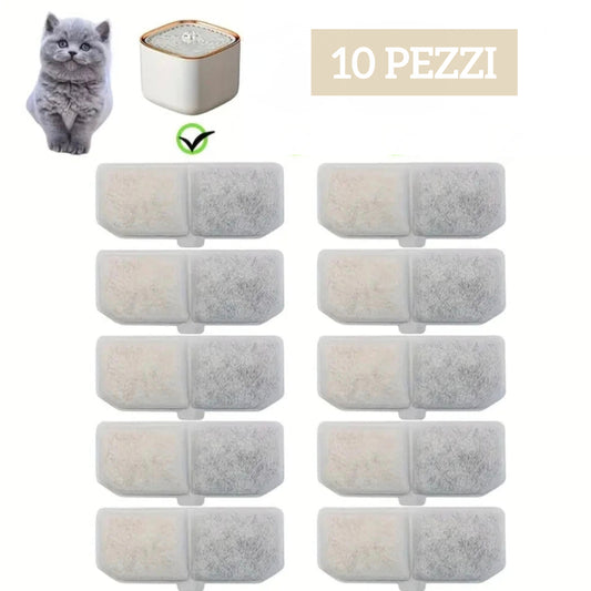 Filtri al carbone attivo di ricambio (10 pz)